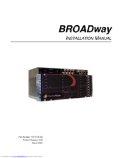 Carrier Access BROADway System 770-0125-AB Installation Manual