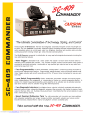 Carson Commander SC-409 Specifications
