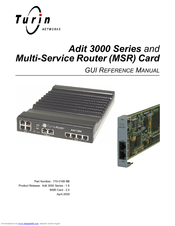 Carrier Access Multi-Service Router (MSR) Card Reference Manual