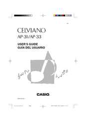 Casio CELVIANO AP-33V User Manual