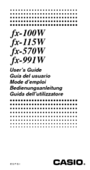 Casio FX-991W User Manual