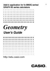 Casio Geometry User Manual