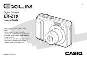 Casio Exilim EX-Z10 User Manual