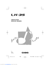 Casio LK-35 User Manual