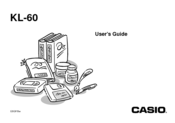 Casio 60SR - KL B/W Thermal Transfer Printer User Manual