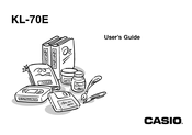 Casio KL-70E User Manual