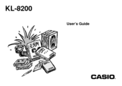 Casio KL-8200 User Manual