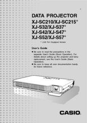 Casio XJ-S52 - XGA DLP Projector User Manual