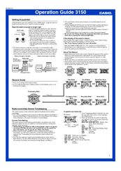 Casio MO0805-EA Operation Manual
