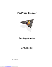 Castelle FAXPRESS PREMIER 61-1260-001A Getting Started
