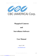 Cbc Megapixel Camera User Manual