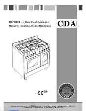 Cda DUAL FUEL COOKERS RC 9021 Installation And User Manual