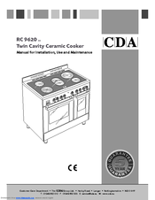 Cda RC 9620 Installation And Use Manual