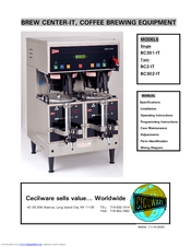 Cecilware BC2-IT
BC302-IT User Manual