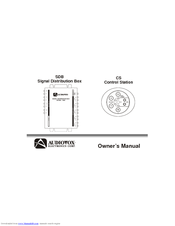 Audiovox Signal Distribution Box SDB45 Owner's Manual