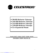 Celestron 21016 Instruction Manual