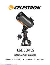 Celestron CGE925 Instruction Manual