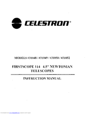 Celestron FIRSTSCOPE 114 31050 Instruction Manual