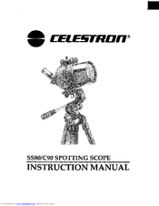 Celestron SS80 Instruction Manual