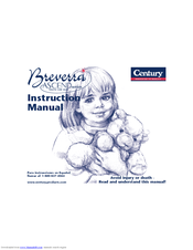Century Breverra Ascend SE Instruction Manual
