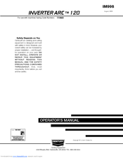 Century INVERTER ARC IM998 Operator's Manual