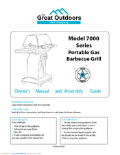 Great Outdoors Grill Company 7000 Series Owner's Manual And Assembly Manual