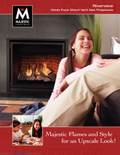 Majestic fireplaces Riverview RDV4136RP Specifications