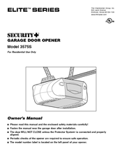 Chamberlain LiftMaster 3575 Owner's Manual