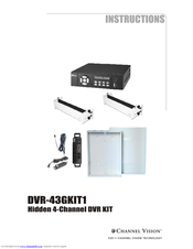 Channel Vision DVR-43GKIT1 Instructions