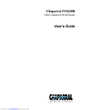 Chaparral FS2620R User Manual