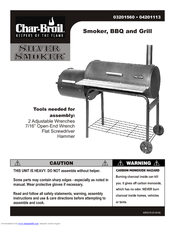 Char-Broil SILVER SMOKER 3201560 User Manual
