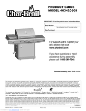 Char-Broil 463420509 Product Manual