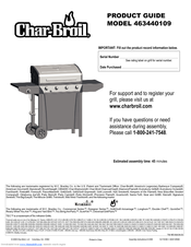 Char-Broil 463440109 Product Manual