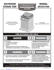 Char-Broil Commercial 05101194 User Manual