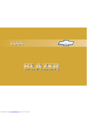 Chevrolet BLAZER 2002 Owner's Manual