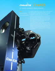 Christie CineX35 DATZ Brochure & Specs