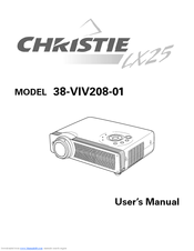 Christie LX25 38-VIV208-01 User Manual