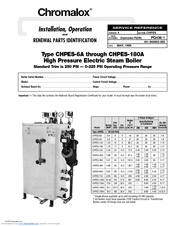Chromalox CHPES-24A Installation, Operation And Renewal Parts Identification