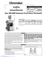 Chromalox DSR-5716P Installation And Operation Instructions