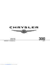 Chrysler 300 SRT 2010 Owner's Manual
