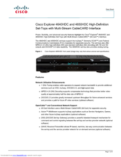 Cisco EXPLORER 4650HDC Datasheet