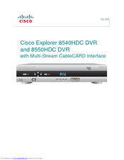 Cisco Cisco Explorer 8450HDC User Manual