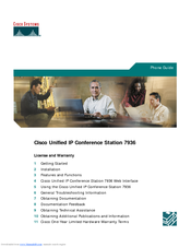 Cisco CP-7936 Phone Manual