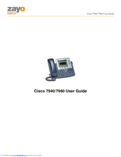 Cisco 7940/7960 User Manual