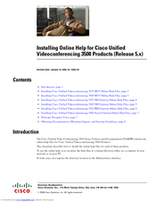 Cisco 3545 MCU Online Help Manual