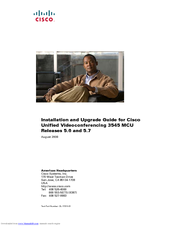 Cisco 3545 MCU Installation And Upgrade Manual
