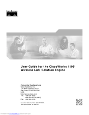 Cisco CiscoWorks 1105 User Manual