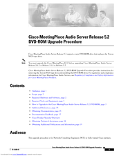 Cisco DVD-ROM Upgrade Manual