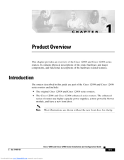 Cisco 12406 series Product Overview
