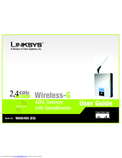 Cisco LINKSYS WAG54GS (EU) User Manual